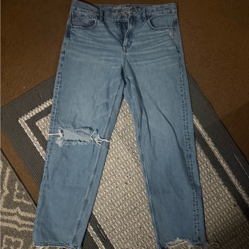 Cute Distressed Light Blue American eagle Jeans